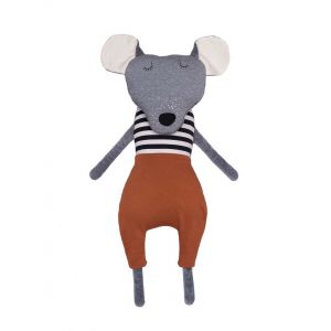 Wooly Spielkamerad aus Bio-Baumwolle "Maus"   70 cm