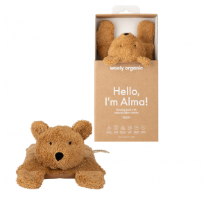 Wooly organic  Teddy  mit Kirschkern-Heizkissen 