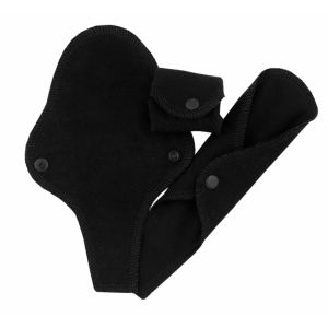 Imse Vimse Slipeinlagen "Tanga" aus Biobaumwolle  3 Stk "schwarz"