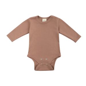 Wooly organic - Bio Baby Body - Langarm - 100% Merinowolle