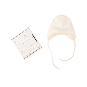 Wooly organic Bio Baby Mütze Ecru